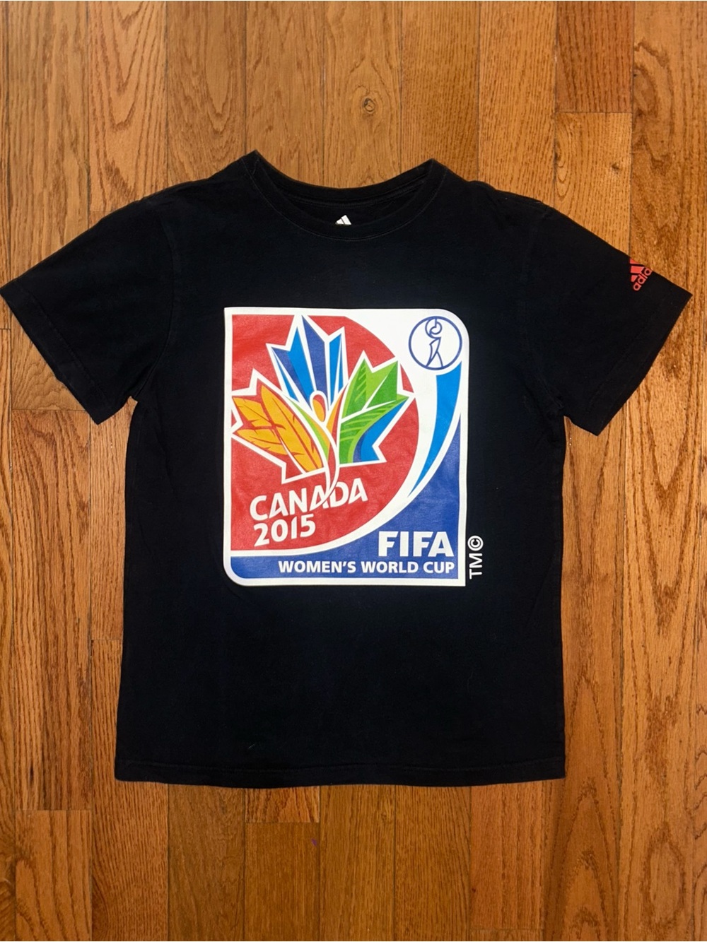 Canada 2015 FIFA Women’s World Cup Adidas T-Shirt Size Medium